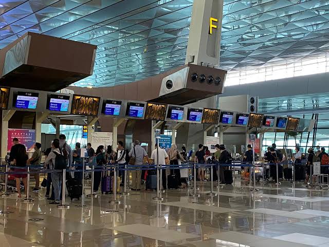 Suasana di Bandara Soekarno+Hatta