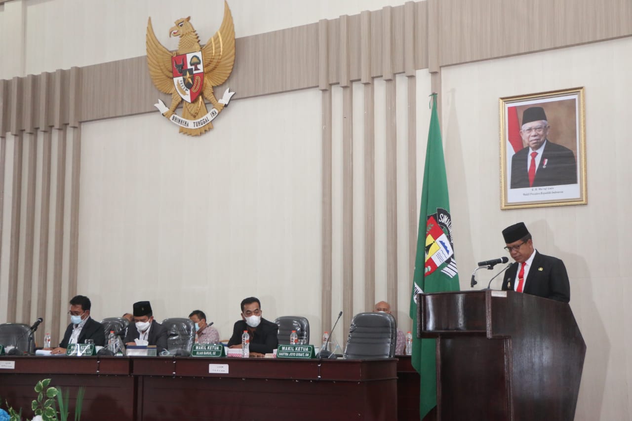 Pemkab dan DPRD Simalungun Teken Nota Kesepakatan Perubahan KUA dan PPAS