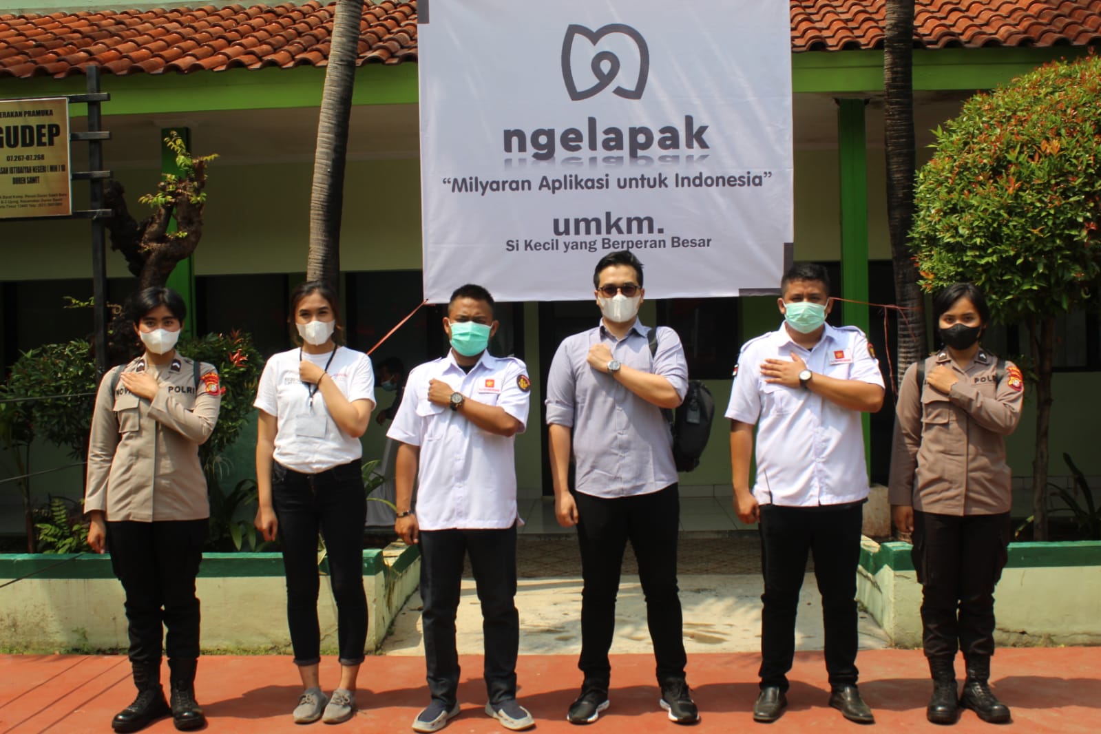 Tingkatkan Gairah Ekonomi, Ngelapak.co.id Sponsori Organisasi Pedagang dalam Vaksinasi untuk UMKM