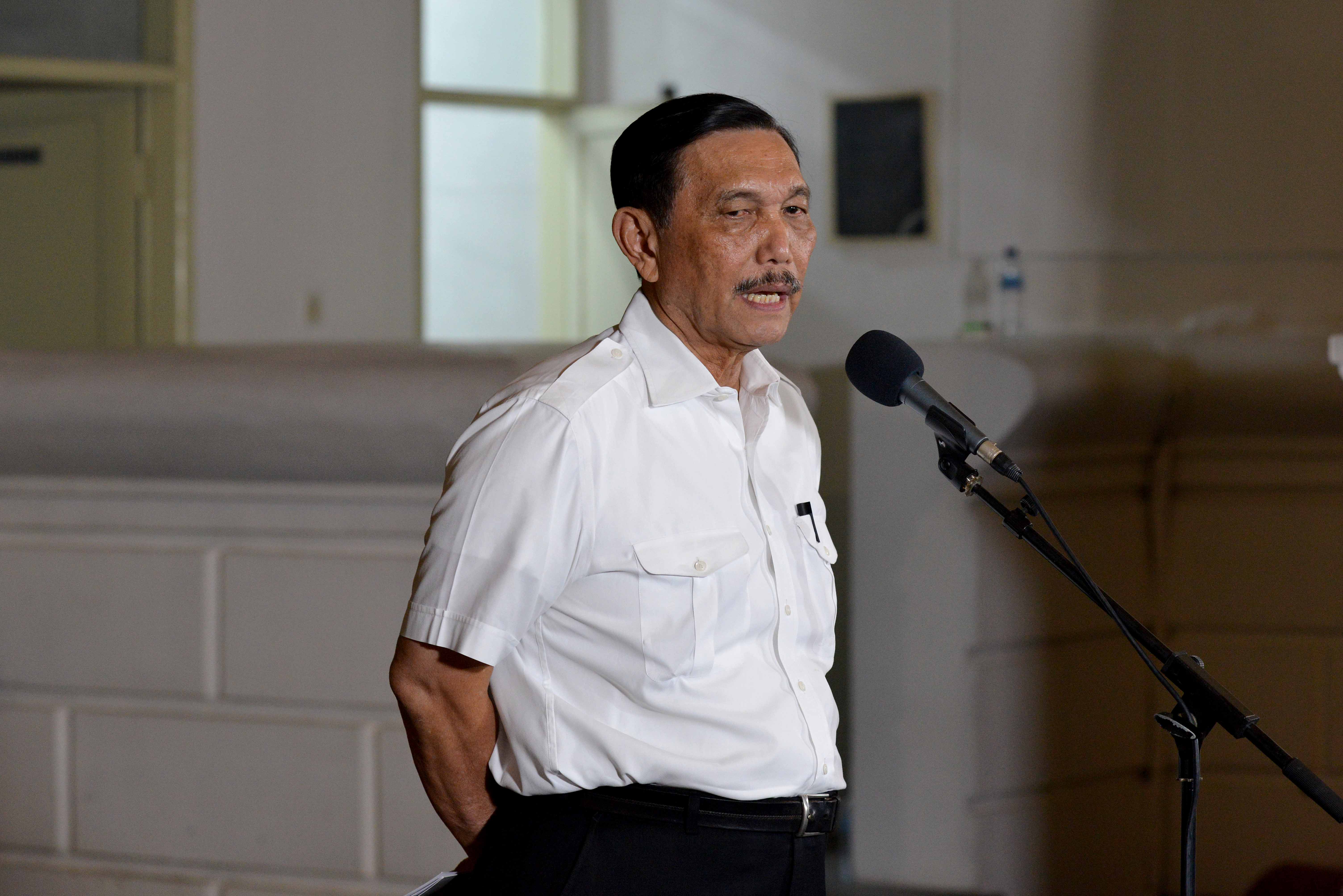 Menteri Koordinator Bidang Kemaritiman Indonesia Luhut Binsar Panjaitan. 