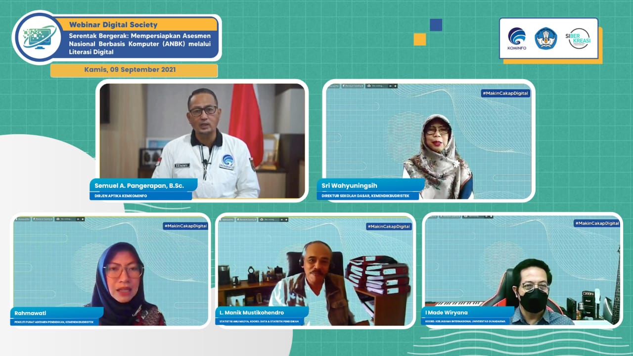 Webinar persiapan Asesmen Nasional Berbasis Komputer