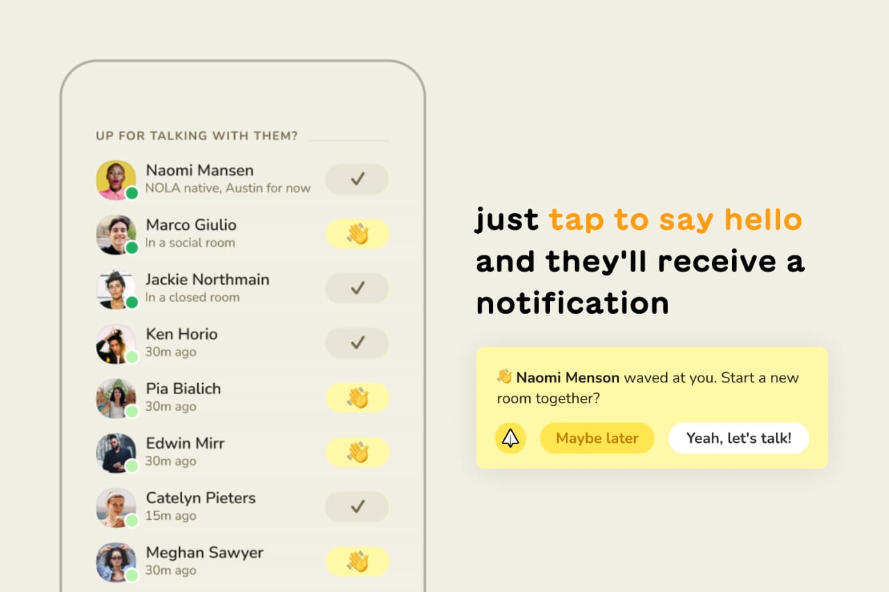 Clubhouse luncurkan fitur baru bernama Wave. 