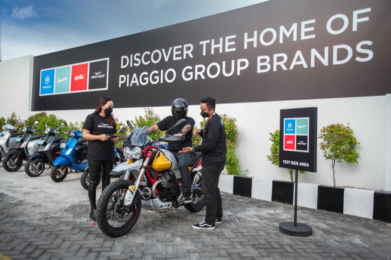 Diler ke-43 PT Piaggio Indonesia di Jalan Sulawesi Nomor 53, Gubeng, Surabaya.