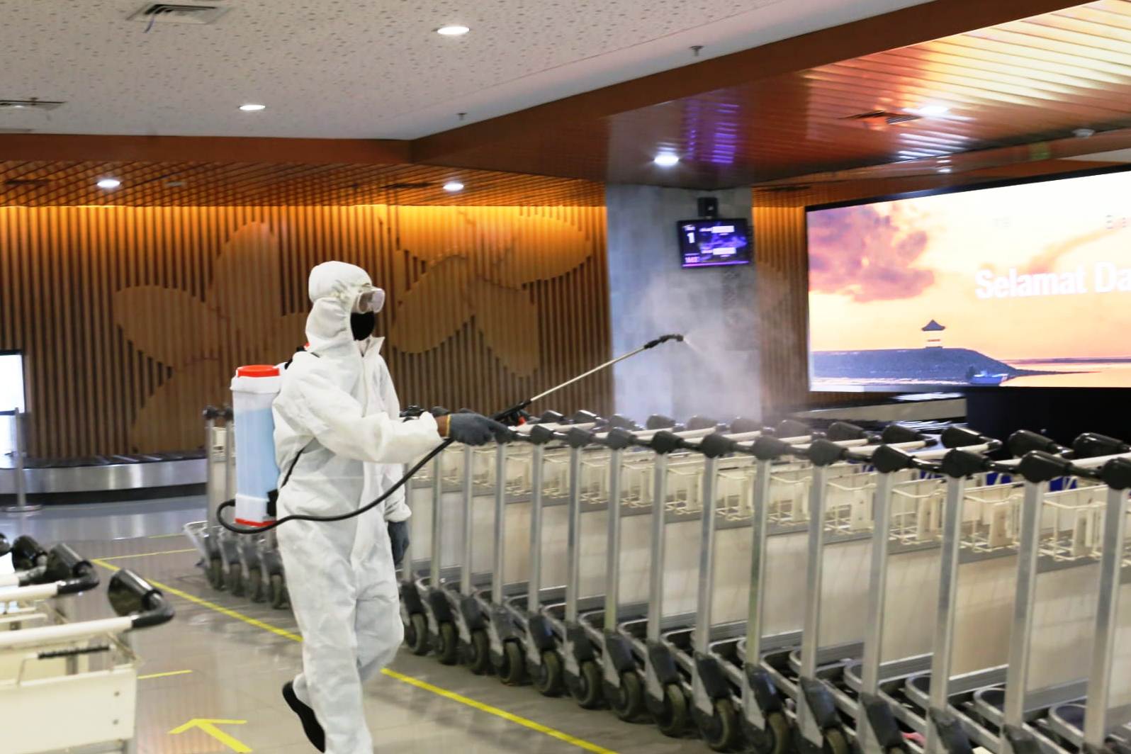 Suasana Bandara Ngurah Rai, Rabu (8/9/2921). 