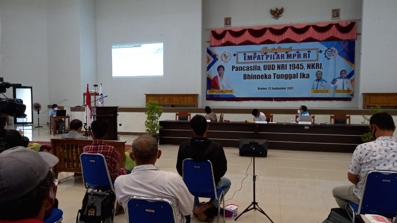 Sosialisasi Empat Pilar bersama pengurus DPD Partai Nasdem di Kabupaten Brebes Jawa Tengah