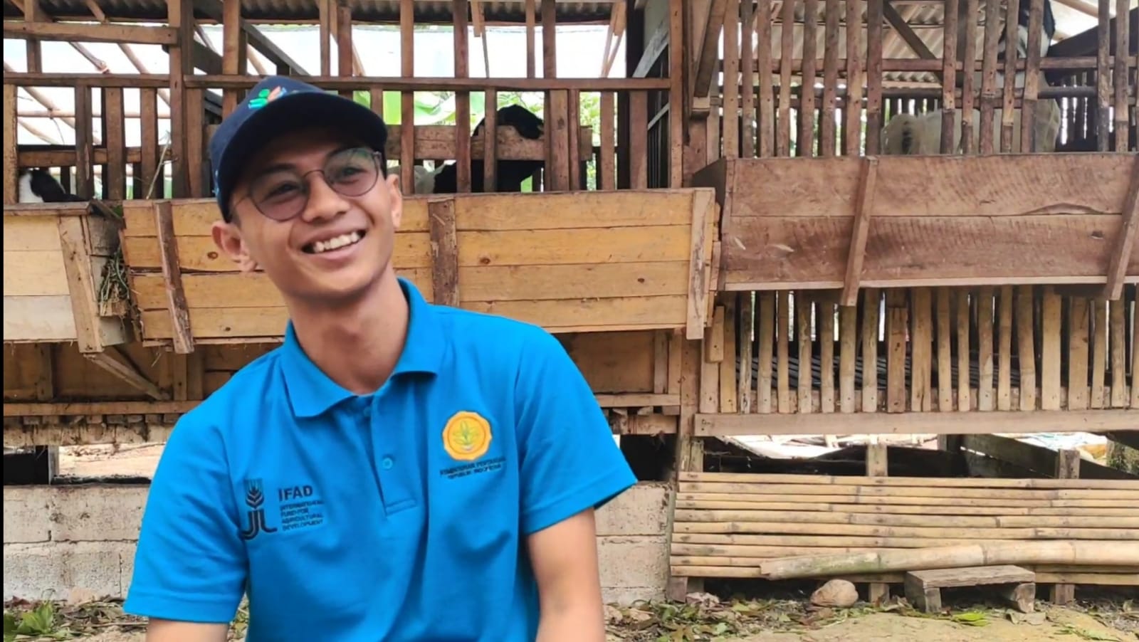 Petani milenial Septian Prasetya Utama asal Pacitan, Jatim, sukses menjadi wirausaha muda.