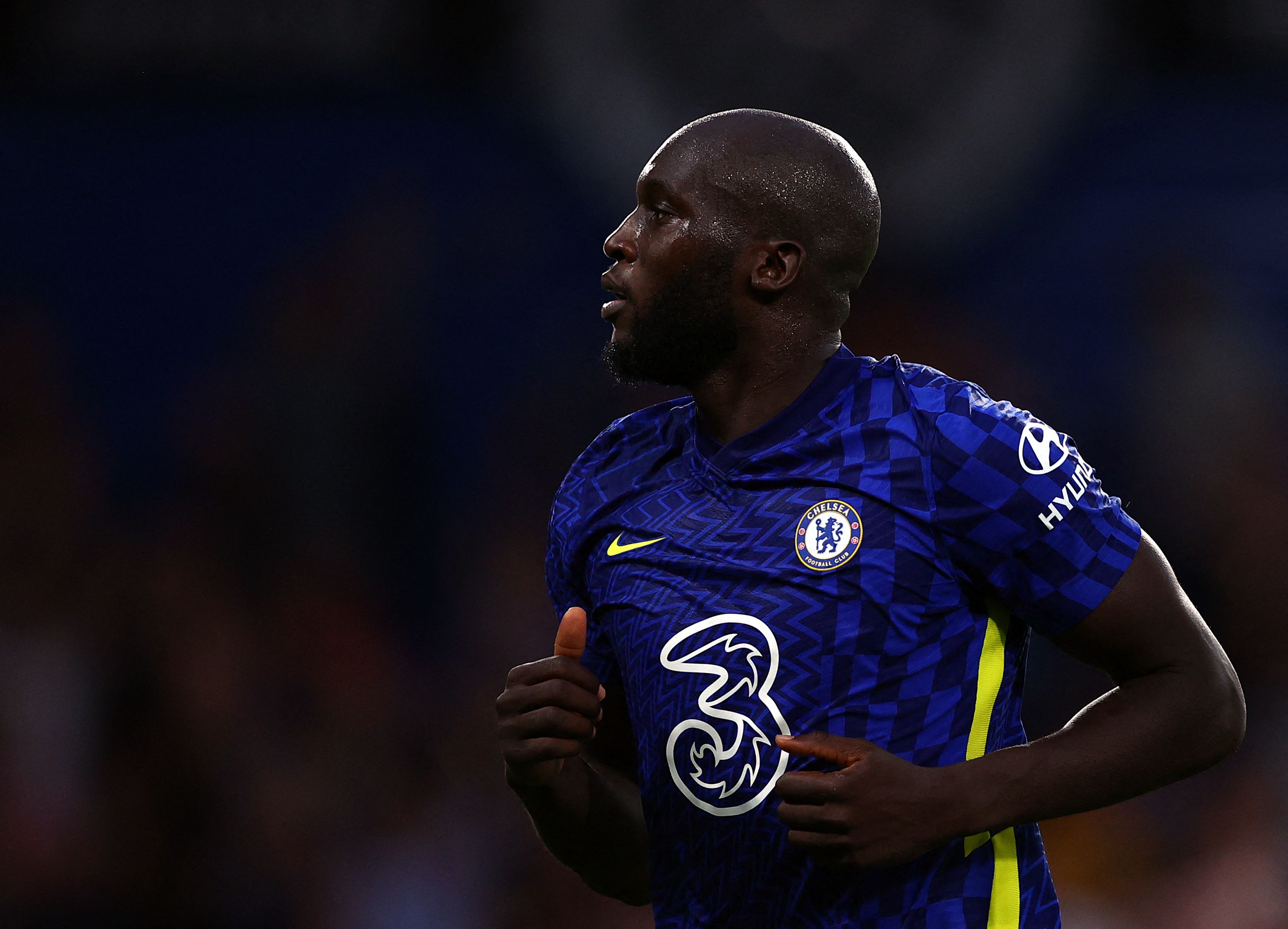 Penyerang Chelsea Romelu Lukaku