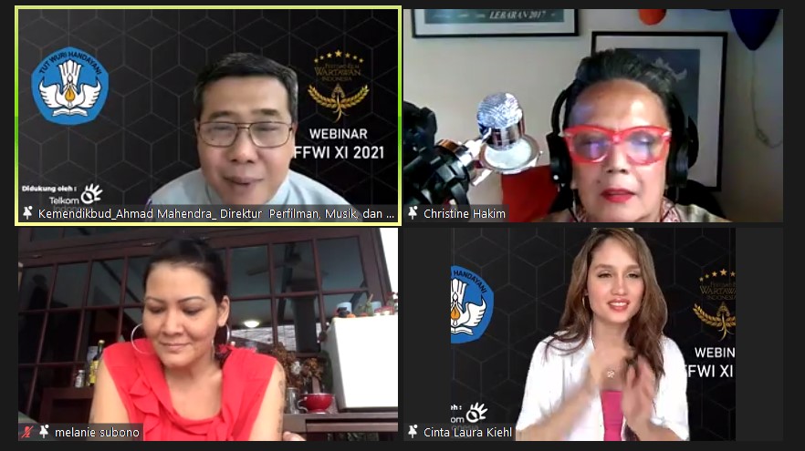  Webinar Series Festival Film Wartawan Indonesia (FFWI) bertajuk 