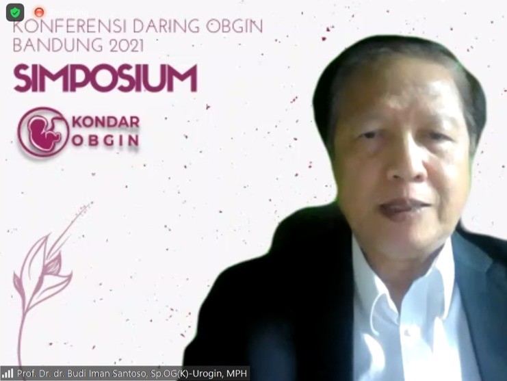Ahli Obstetri dan Ginekologi FK UI dan RSCM Jakarta Prof. Dr. dr. Budi Imam Santoso SpOG (K).
