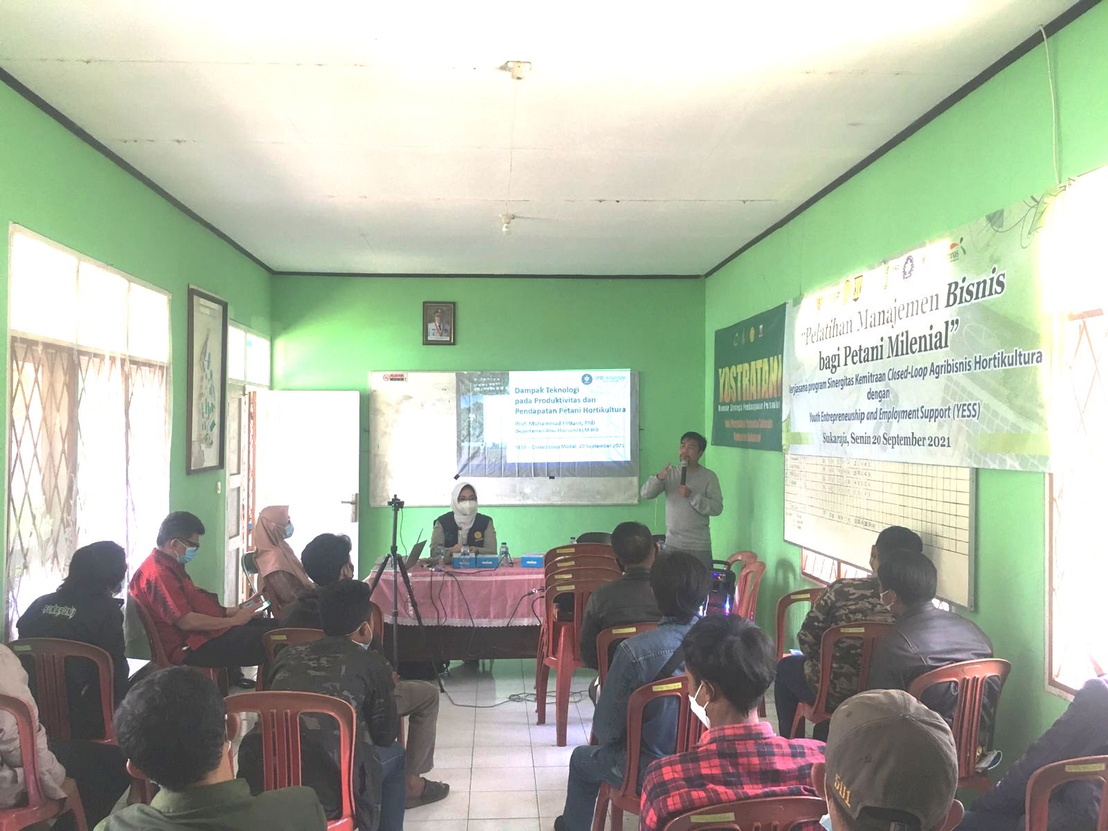 BPP Sukaraja Sukabumi mengadakan pelatihan manajemen agribisnis terkait dengan kemitraan closed-loop yang diikuti oleh 30 pemuda tani. 