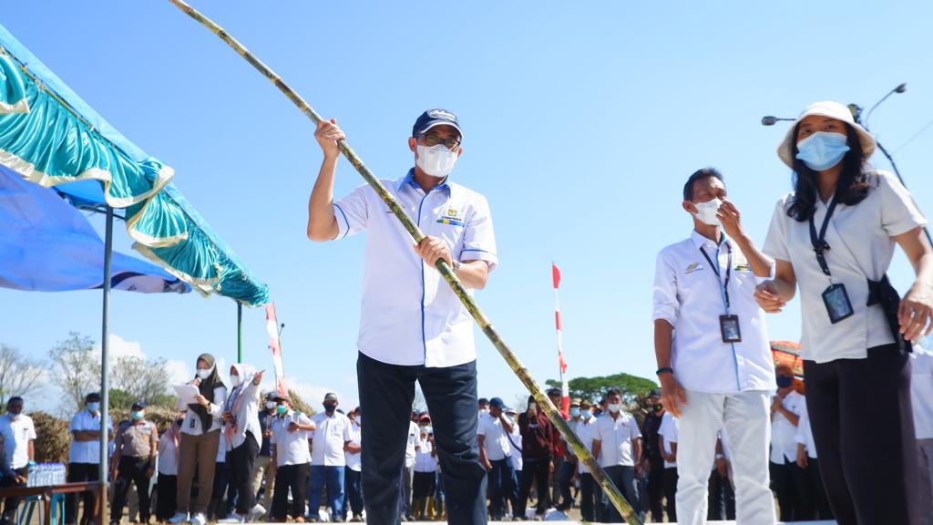 PTPN XIV Giling Perdana di Pabrik Gula Takalar