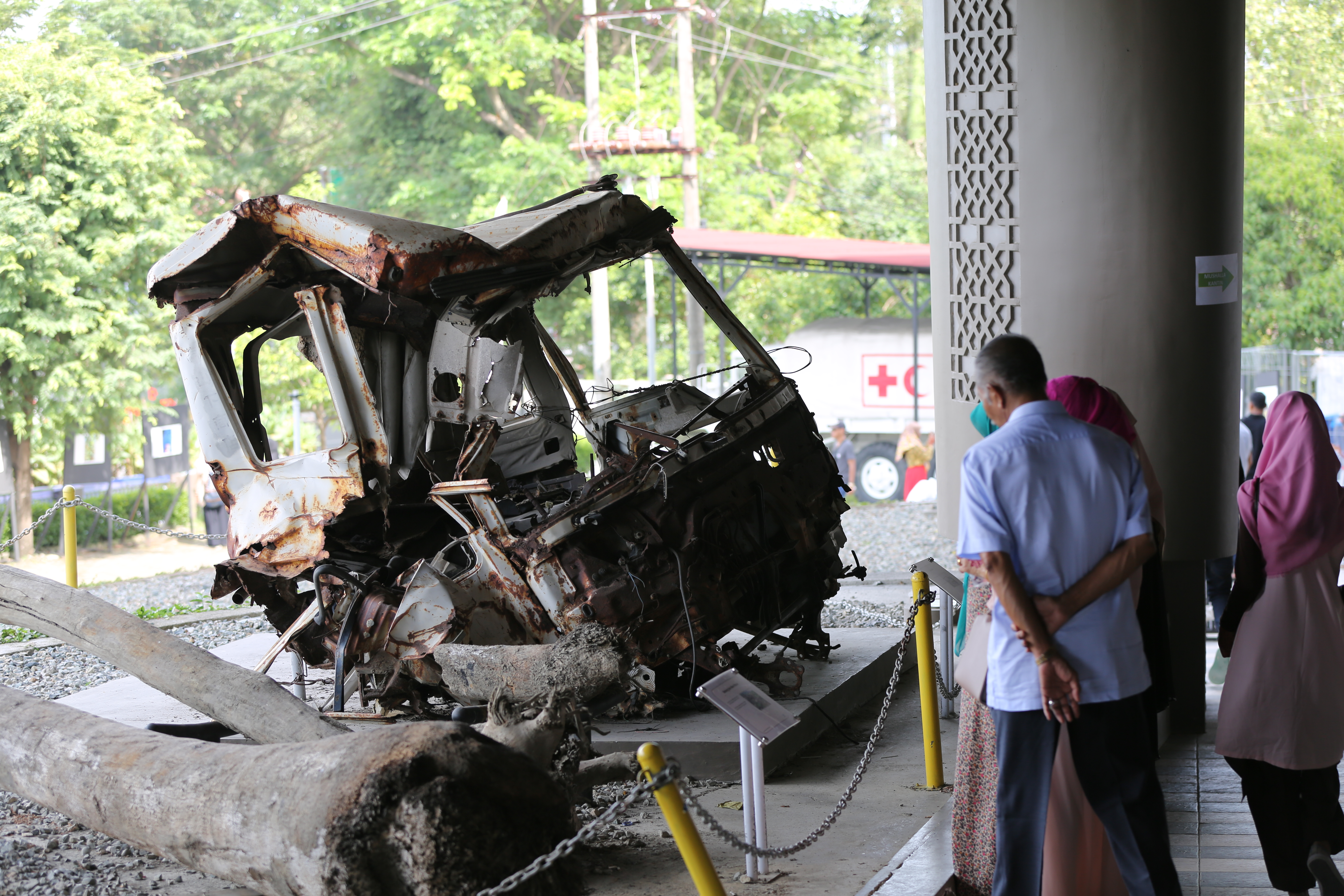 Museum Tsunami Aceh di pusat Kota Banda Aceh.