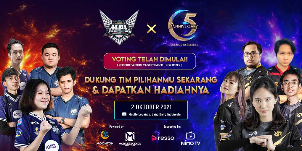 Ajang Legends Assemble di HUT ke-5 Mobile Legends Bang Bang