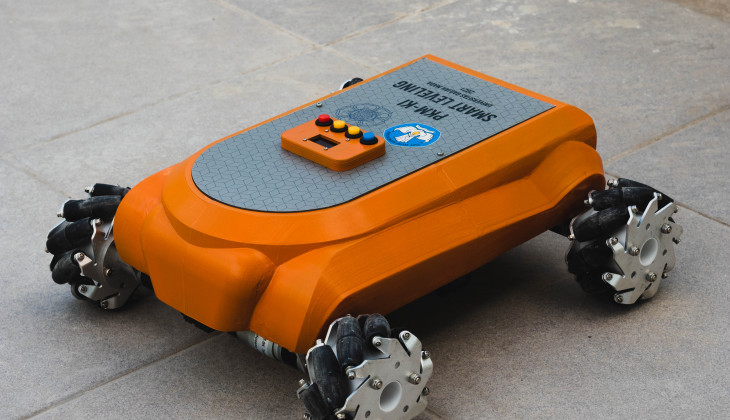 Mahasiswa UGM Ciptakan Robot Pengukur Kemiringan Lantai