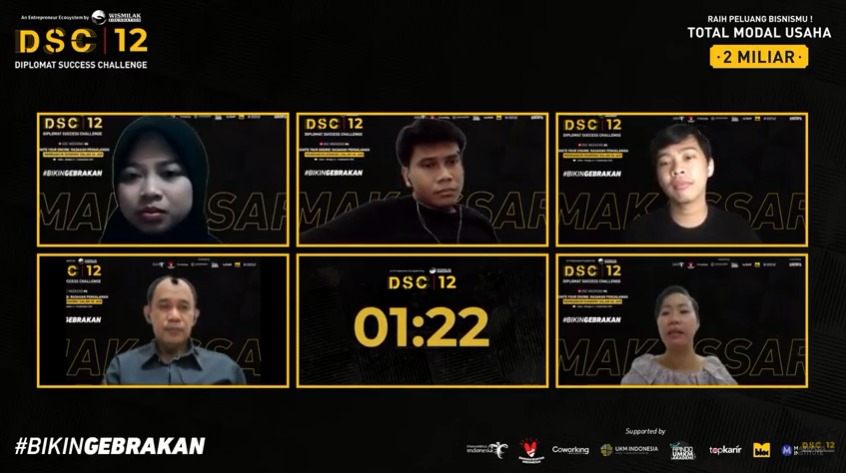 Webinar Diplomat Success Challenge (DSC) Weekend yang digelar Wismilak Foundation.