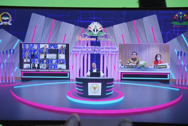 Antusias Peserta Parlemen Remaja 2021 Sangat Luar Biasa