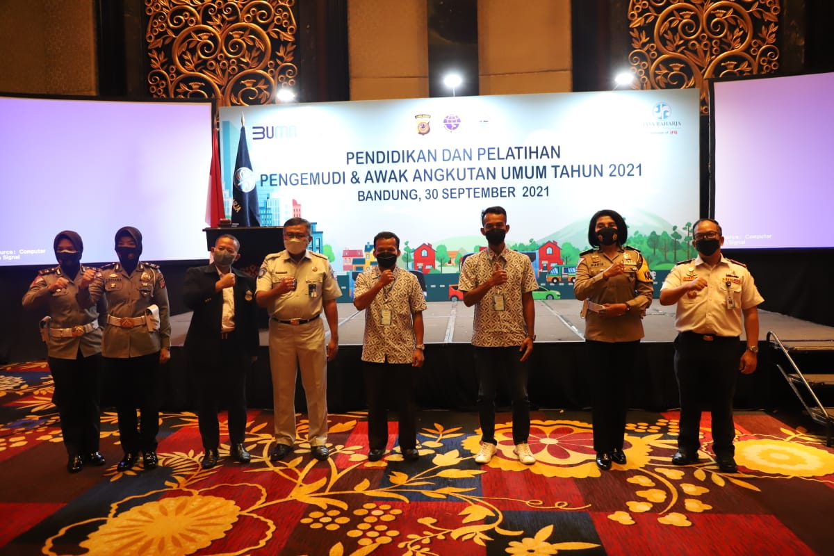 Pendidikan dan latihan keselamatan mengemudi yang digelar PT Jasa Raharja