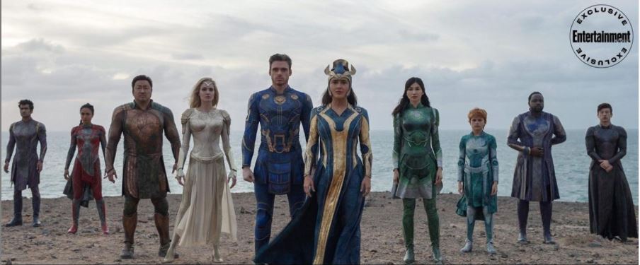 Cuplikan adegan dalam film terbaru Marvel, Eternals