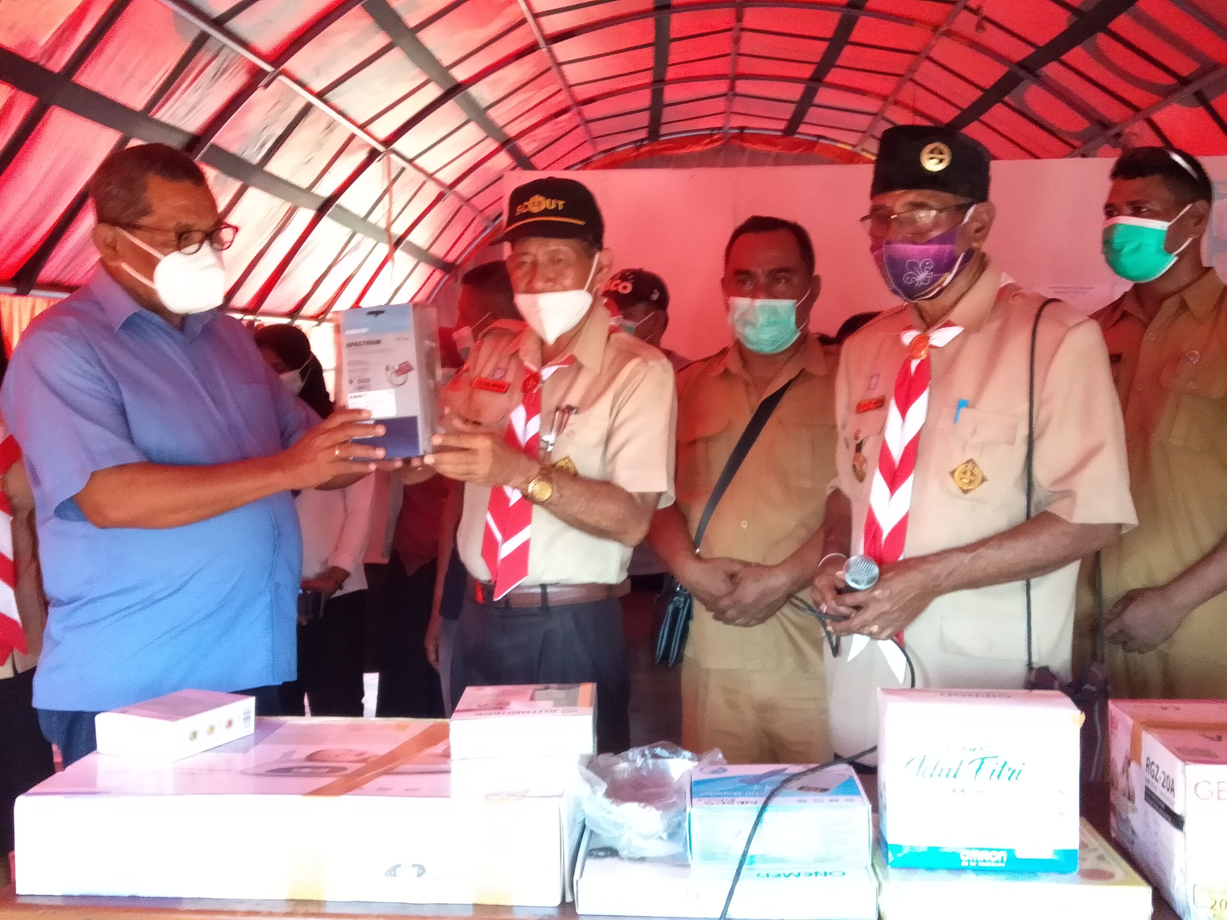 Jelang Musim Hujan, Kwarda Pramuka NTT Perkuat Posko Kesehatan Di Lembata