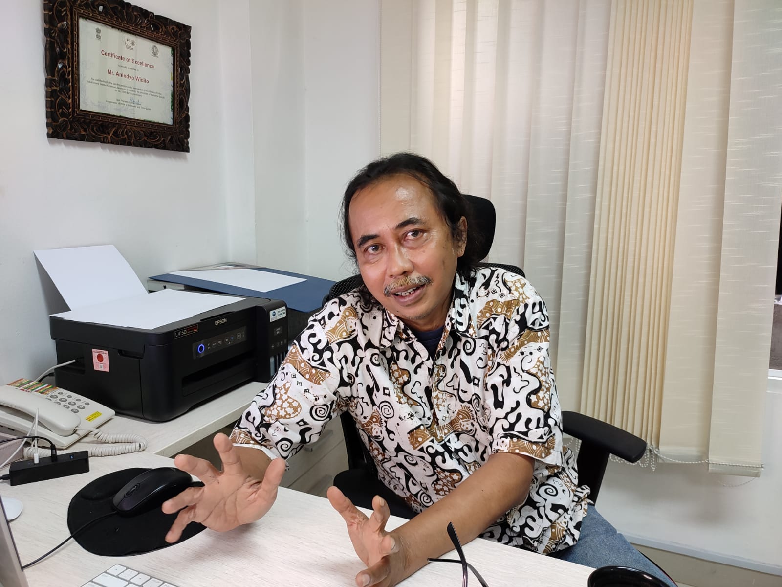 Dekan Fakultas Seni RUpa IKJ Anindyo Widito