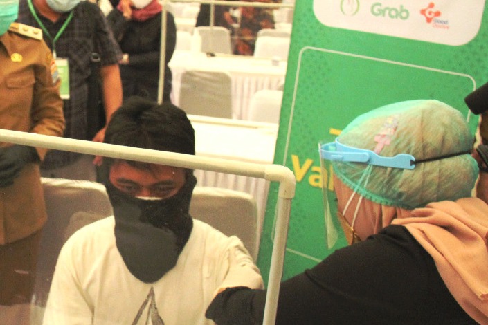 Bareng PKK Sumut, Grab Fasilitasi Vaksinasi 2.000 Dosis di Medan