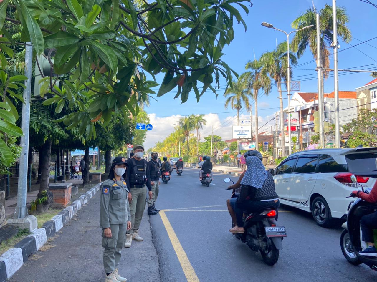 Operasi yustisi di Kota Denpasar terus digalakan untuk penegakkan prokes.