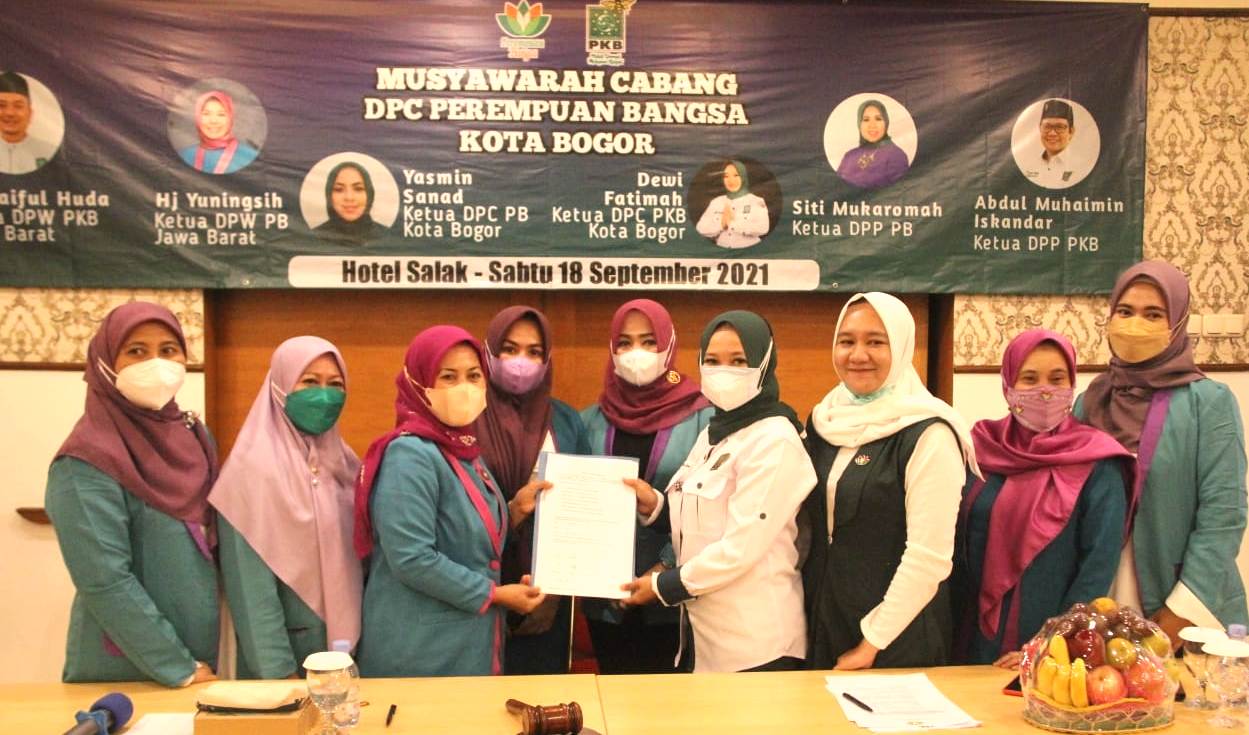 Musyawarah cabang Perempuan Bangsa Kota Bogor.