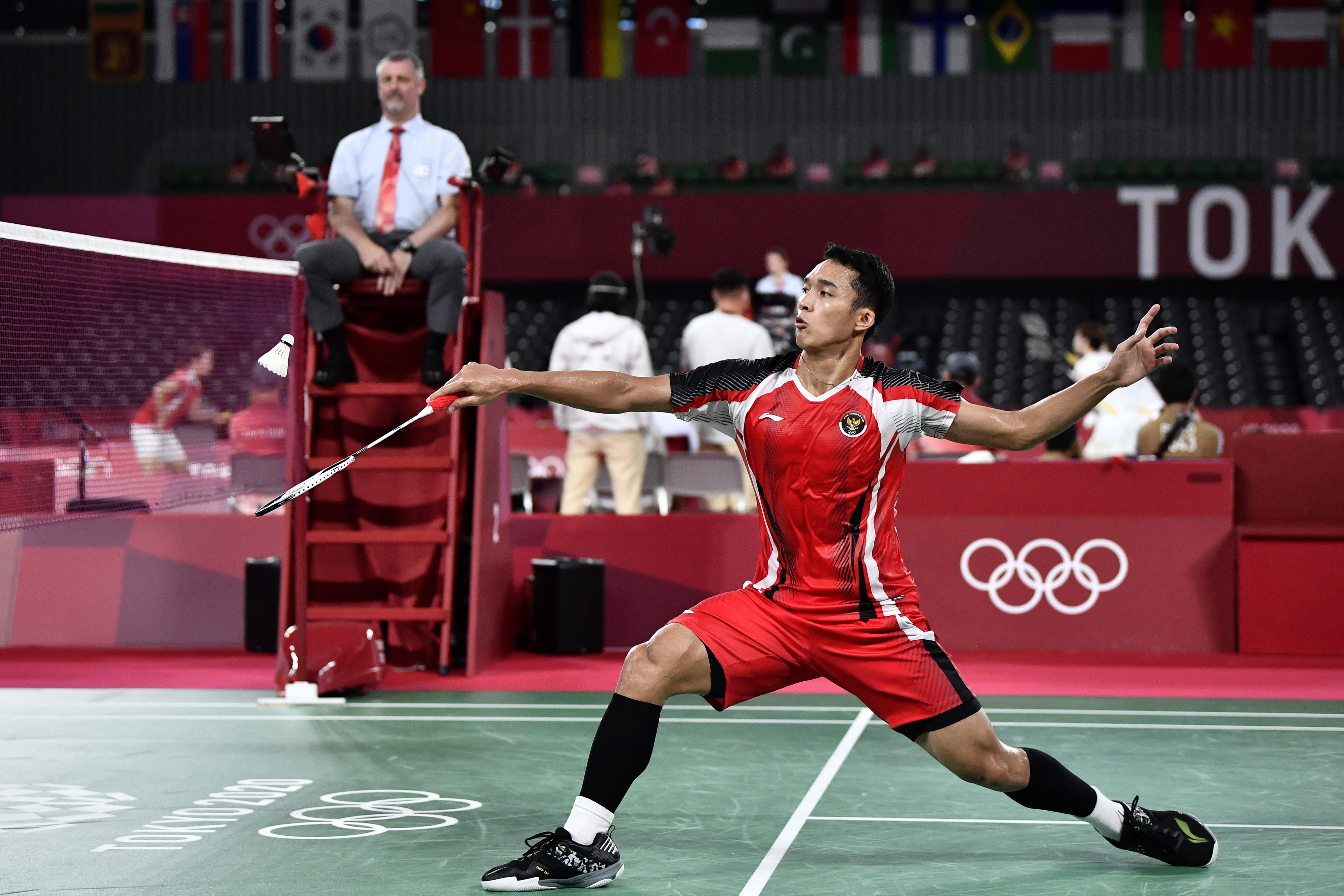Pebulu tangkis tunggal putra Indoensia Jonatan Christie