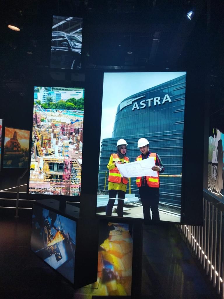 Tampilan Paviliun Indonesia pada perhelatan Expo 2020 Dubai yang didukung Astra selama enam bulan ke depan hingga 31 Maret 2022.