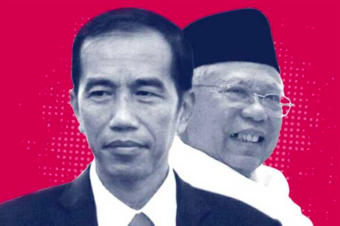 Joko Widodo - Ma'ruf Amin.