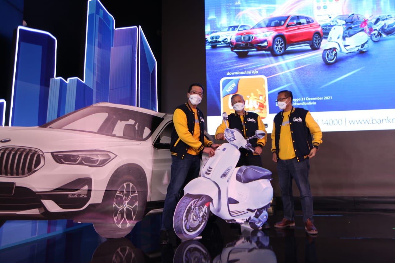 Transaksi di Super App Livin’, Bank Mandiri Siap Bagi-bagi BMW X1 dan Motor