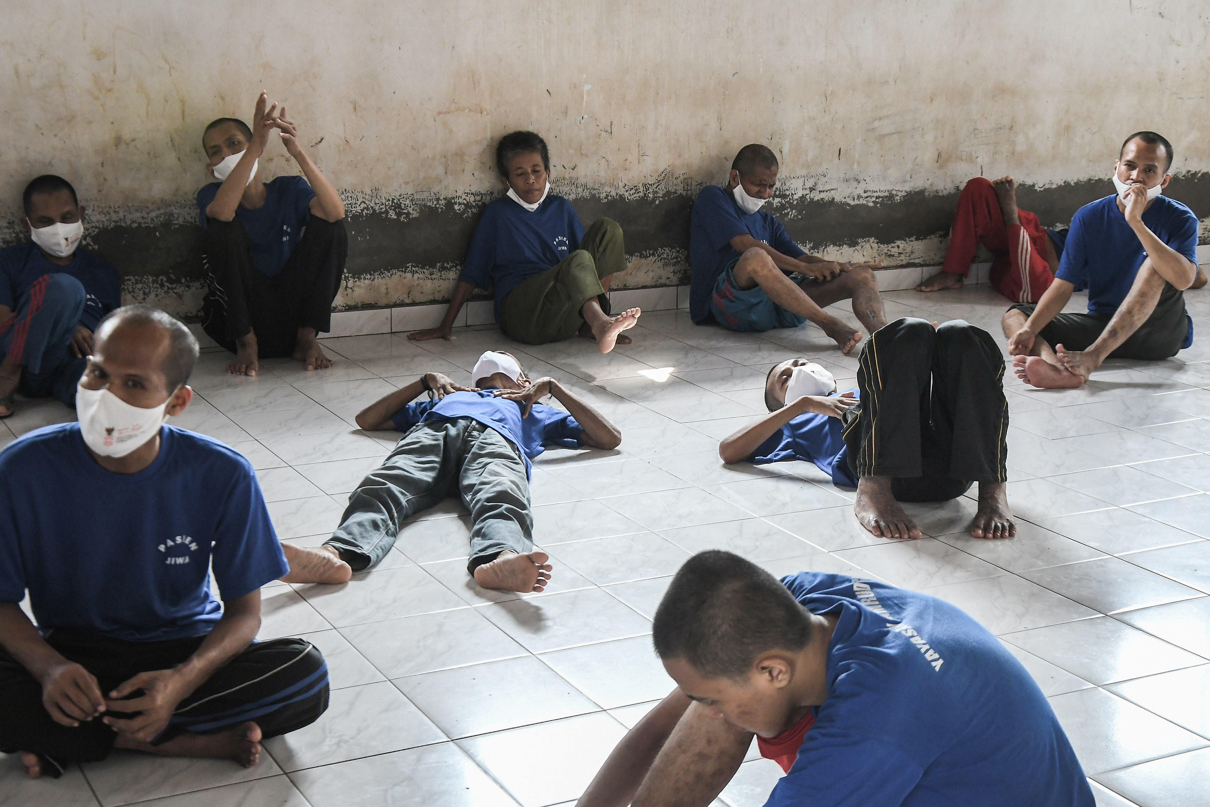 Ilustrasi orang dengan gangguan jiwa