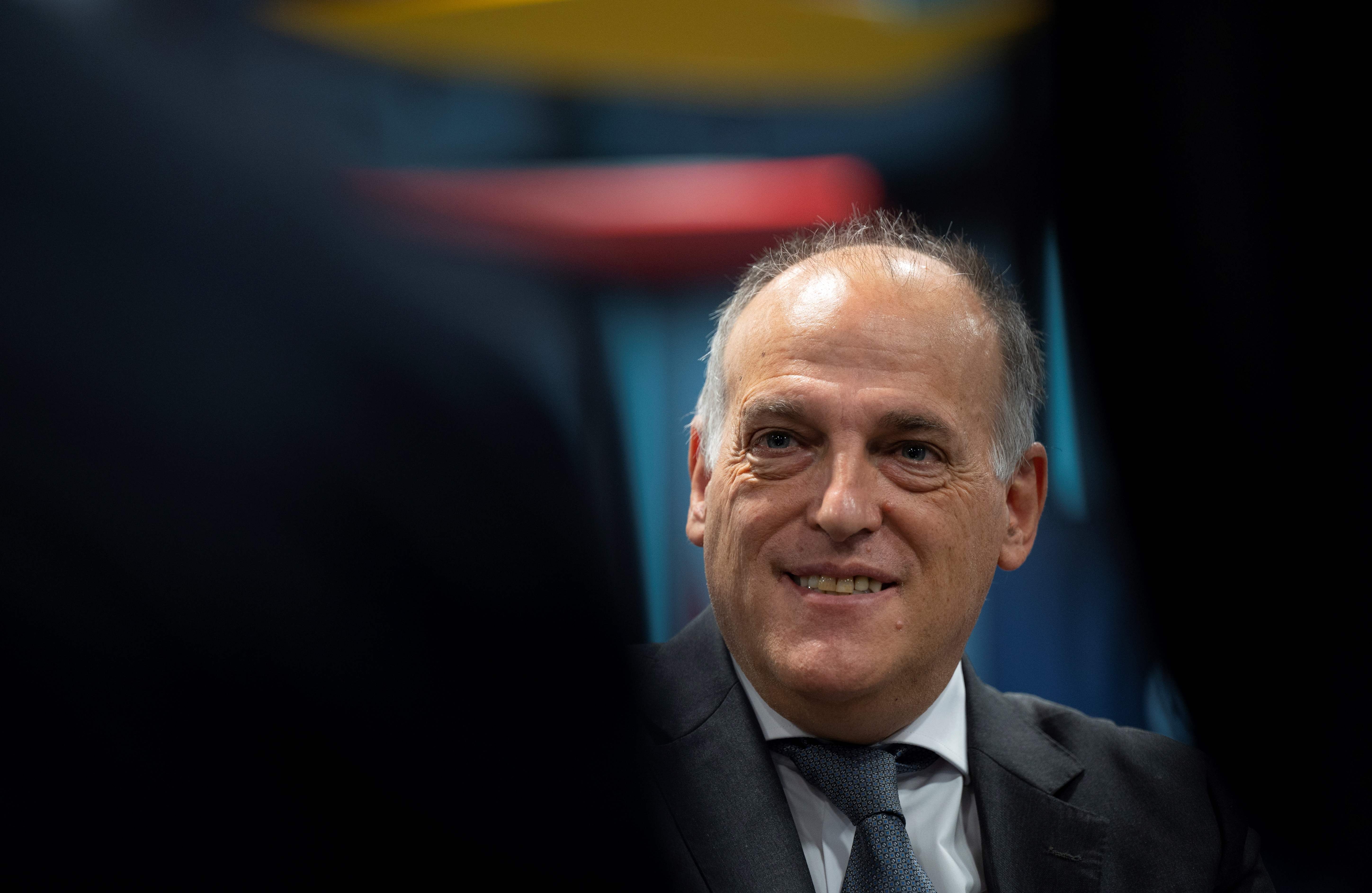 Presiden La Liga Javier Tebas.