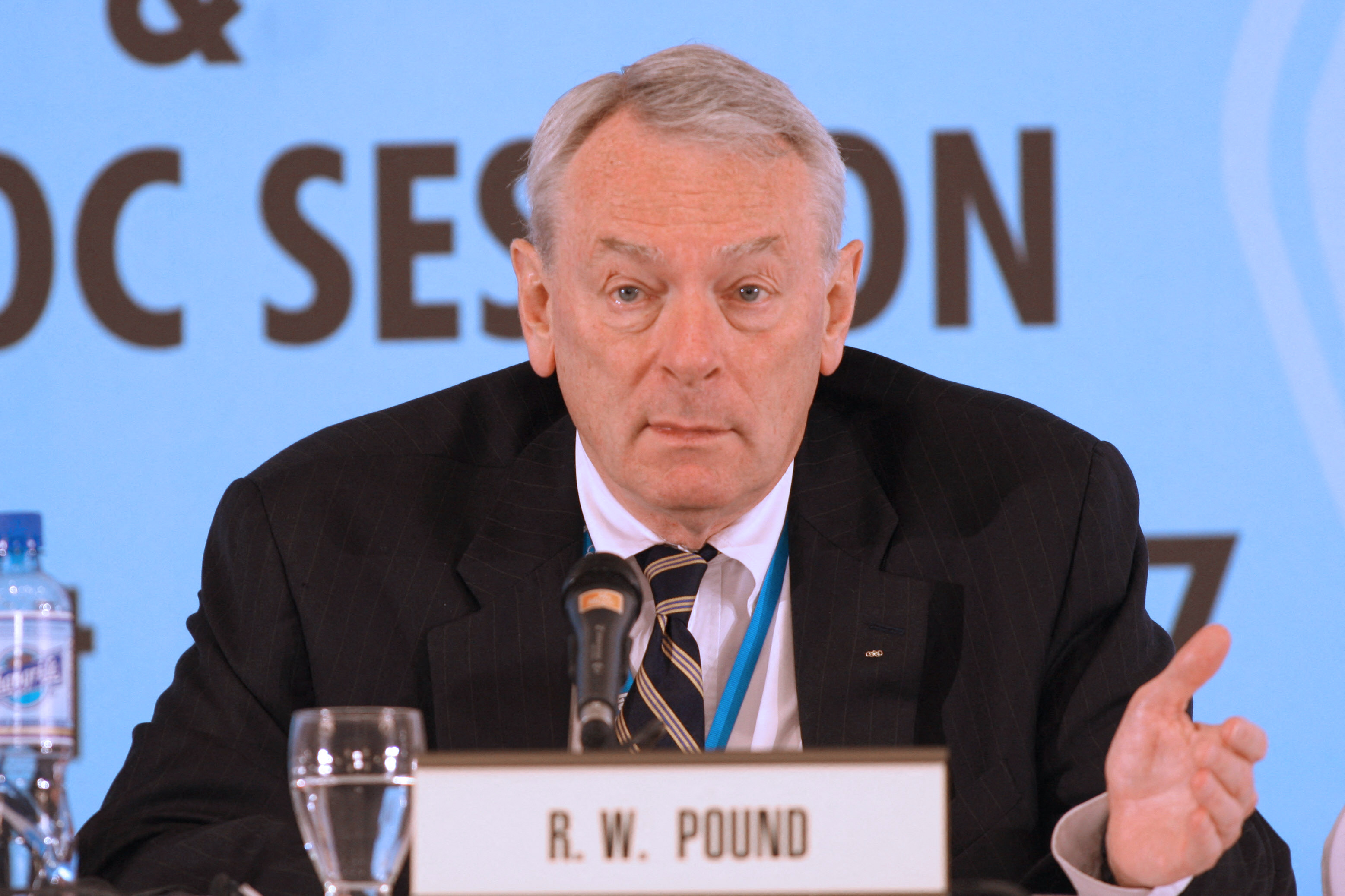 Ketua World Anti-Doping Agency (WADA) Richard W. Pound.