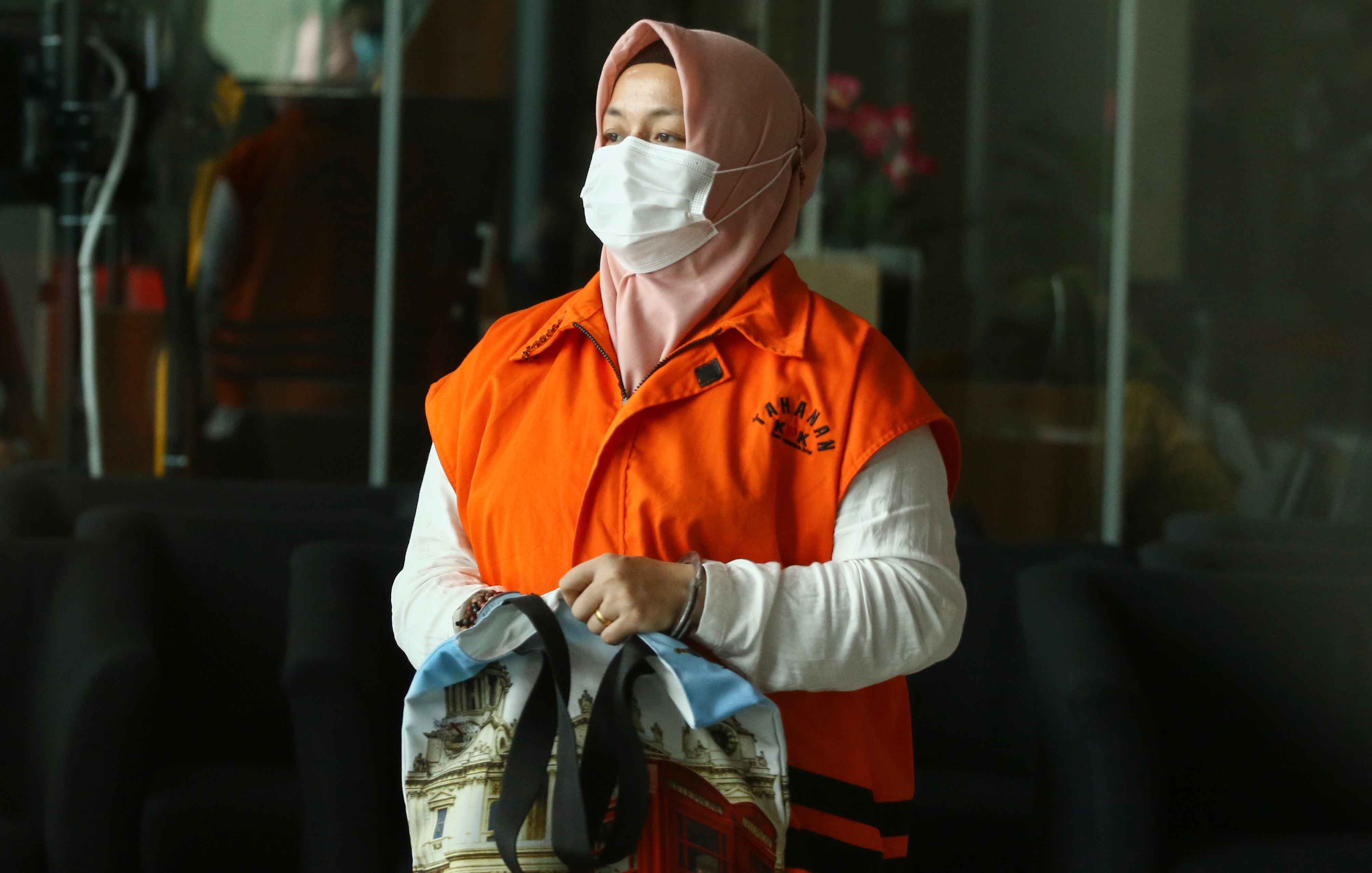 Tersangka Bupati Kolaka Timur Sulawesi Tenggara nonaktif Andi Merya Nur.