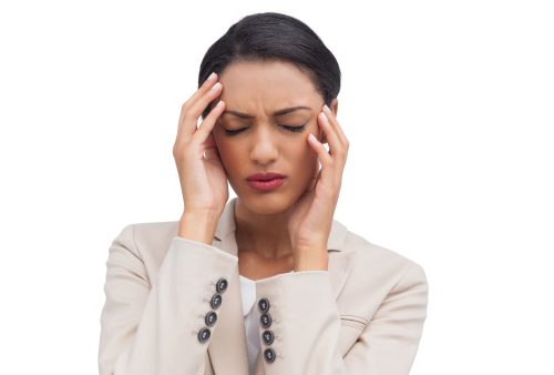 Ilustrasi penderita mengalami nyeri wajah sebelah trigeminal neuralgia.