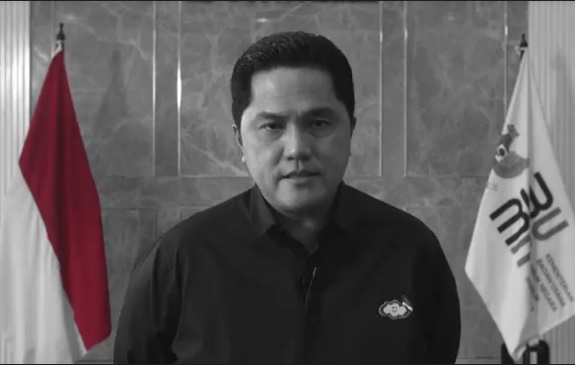 Menteri BUMN Erick Thohir membacakan puisi untuk acara Indonesia Berpuisi yang akan berlangsung pada 29 Oktober 2021.
