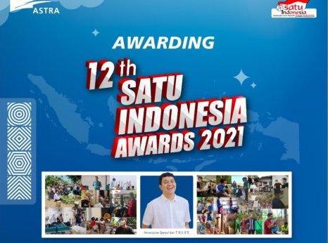 Acara awarding 12th SATU Indonesia Awards 2021 yang diadakan secara virtual pada Kamis (28/10).