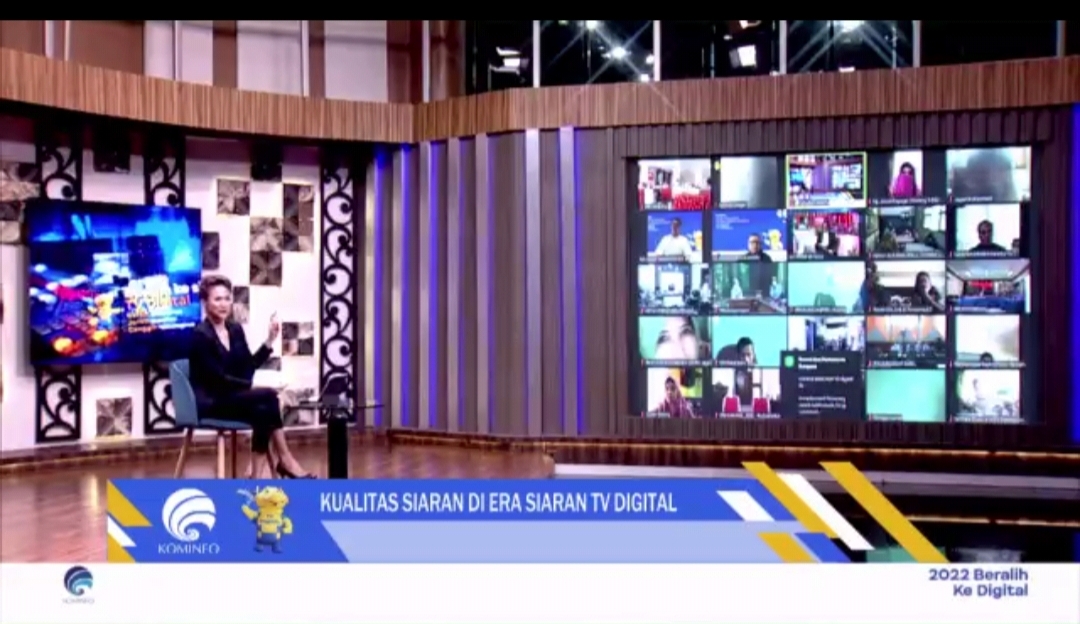 Webinar mengenai migrasi TV Analog ke digital