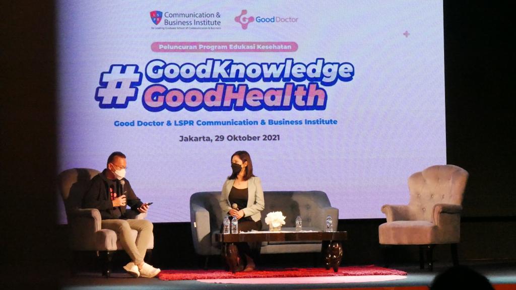 Peluncuran program edukasi 'Good Knowledge, Good Health'.