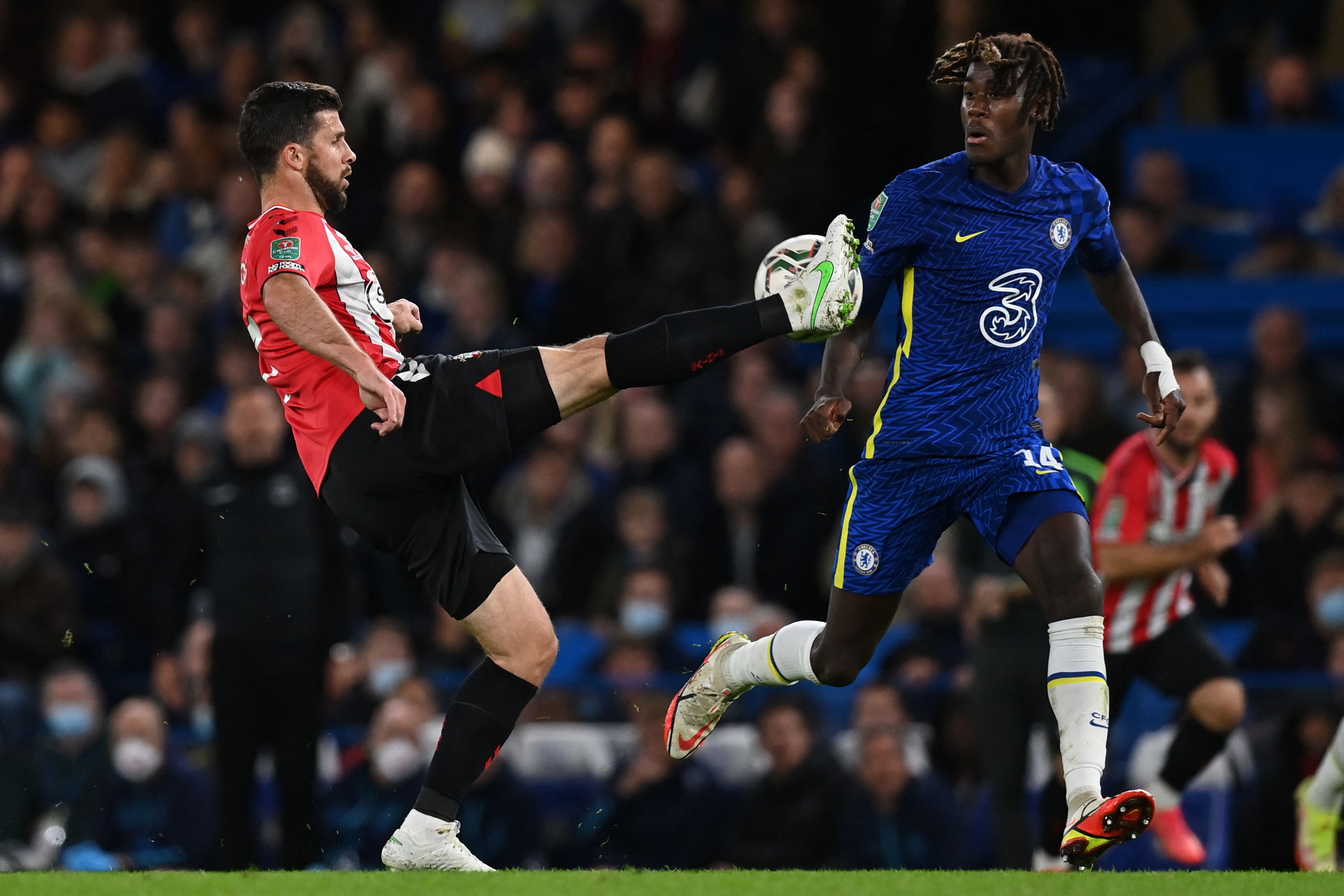 Laga Piala Liga antara Chelsea dan Southampton