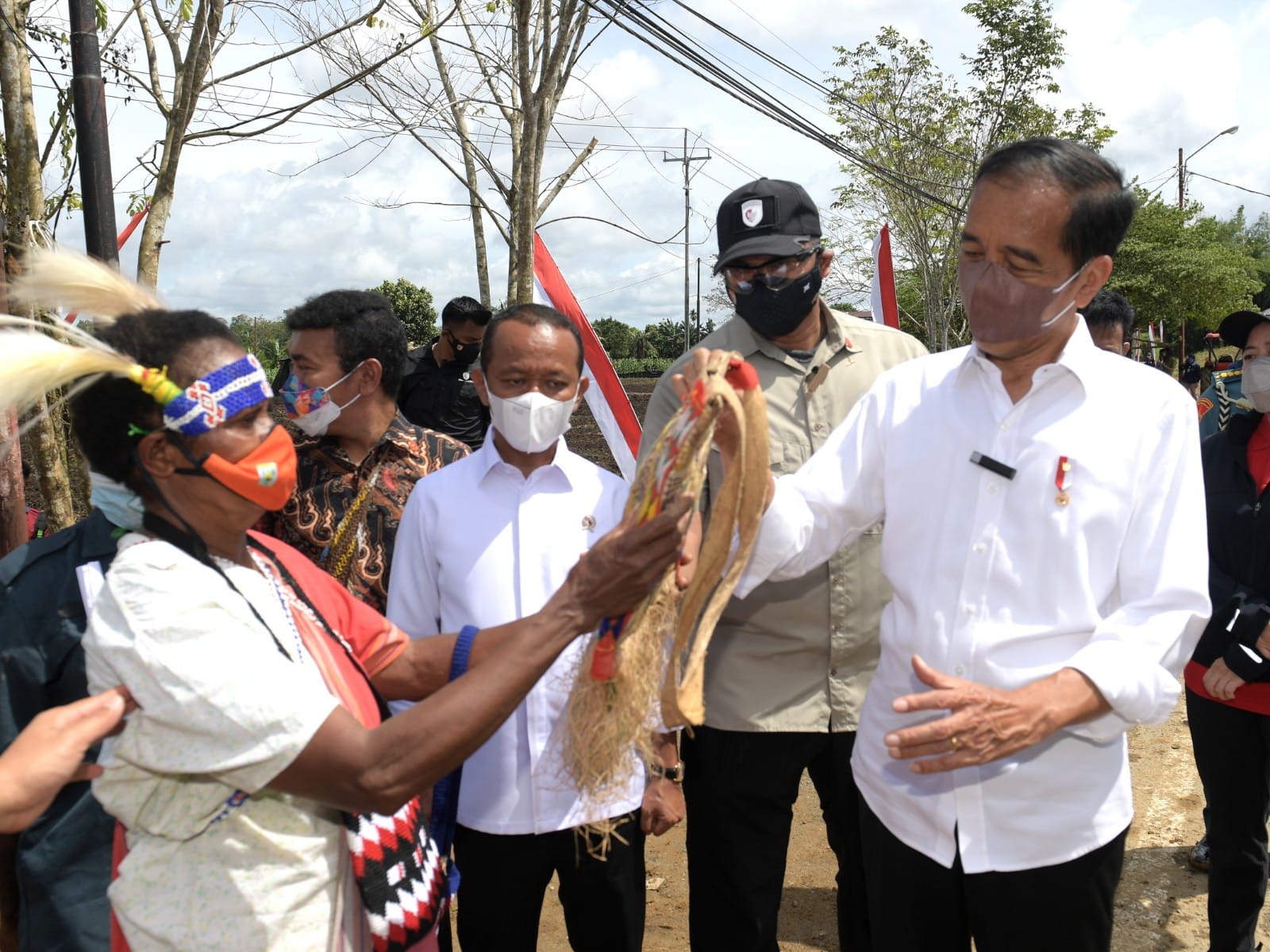 Presiden Joko Widodo saat melakukan kunjunga kerja ke Papua. 