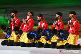 Tarian Saman dari Aceh meriahkan penutupan PON Papua