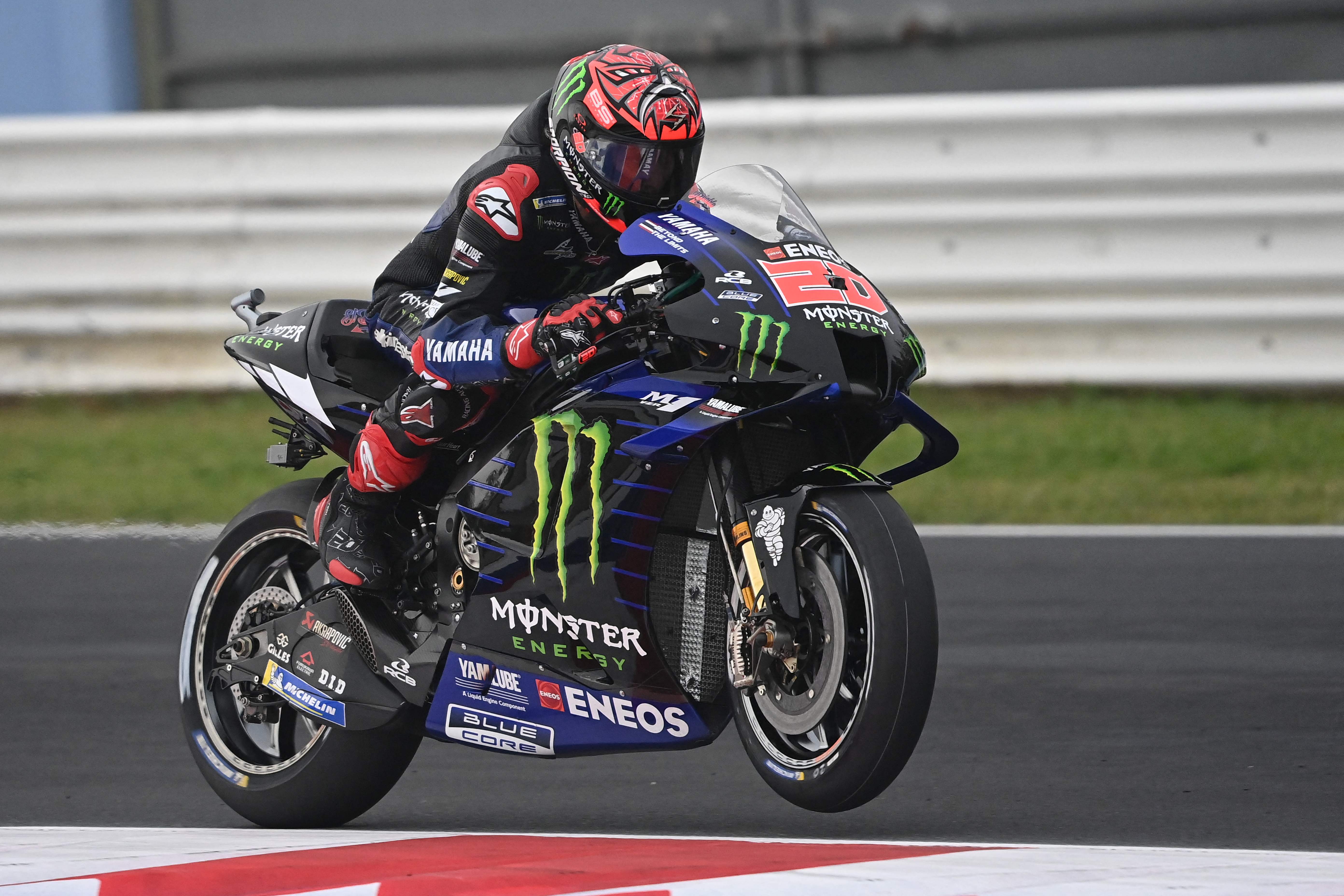 Pembalap Yamaha Fabio Quartararo