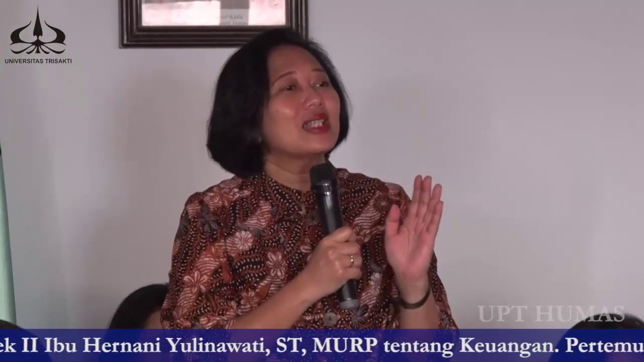Dosen Teknik Lingkungan Universitas Trisakti Hernani Yulinawati. 