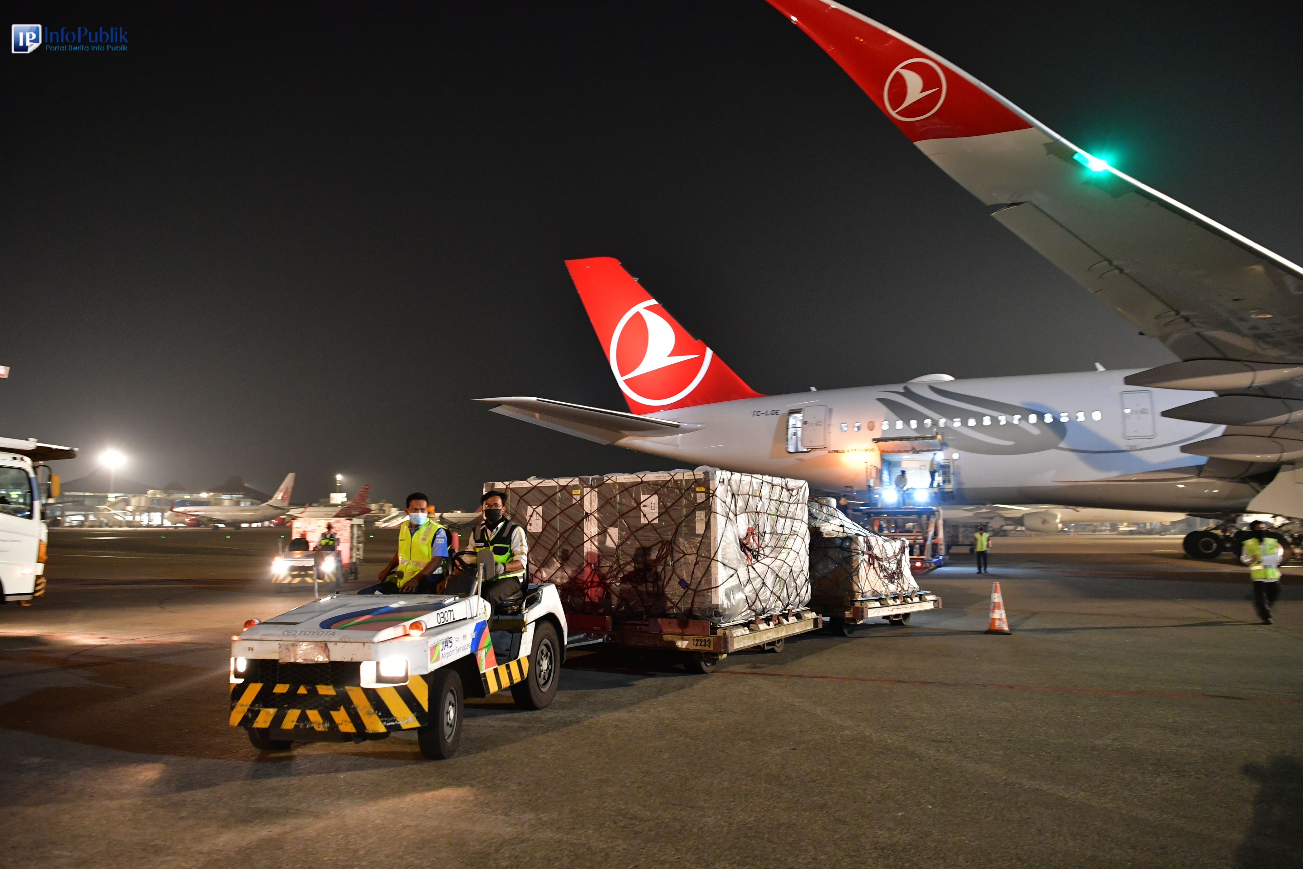 Vaksin Bantuan Pemerintah Prancis Kembali Tiba di Tanah Air