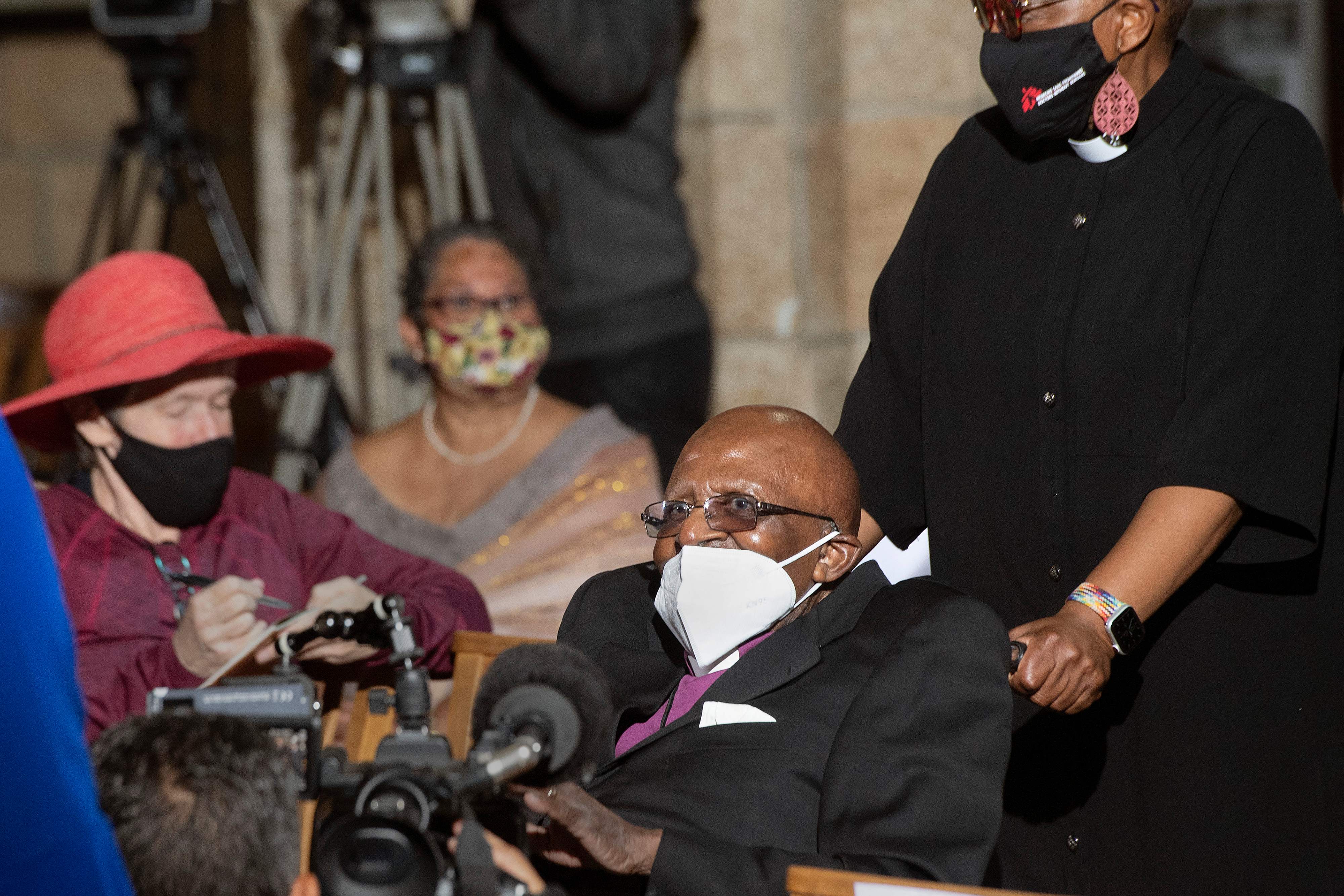 Tokoh antiapartheid Afrika Selatan Desmond Tutu