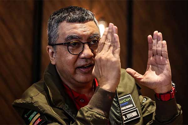 COO PT Thorcon Power Indonesia Bob S Effendi saat wawancara khusus dengan Media Indonesia. 