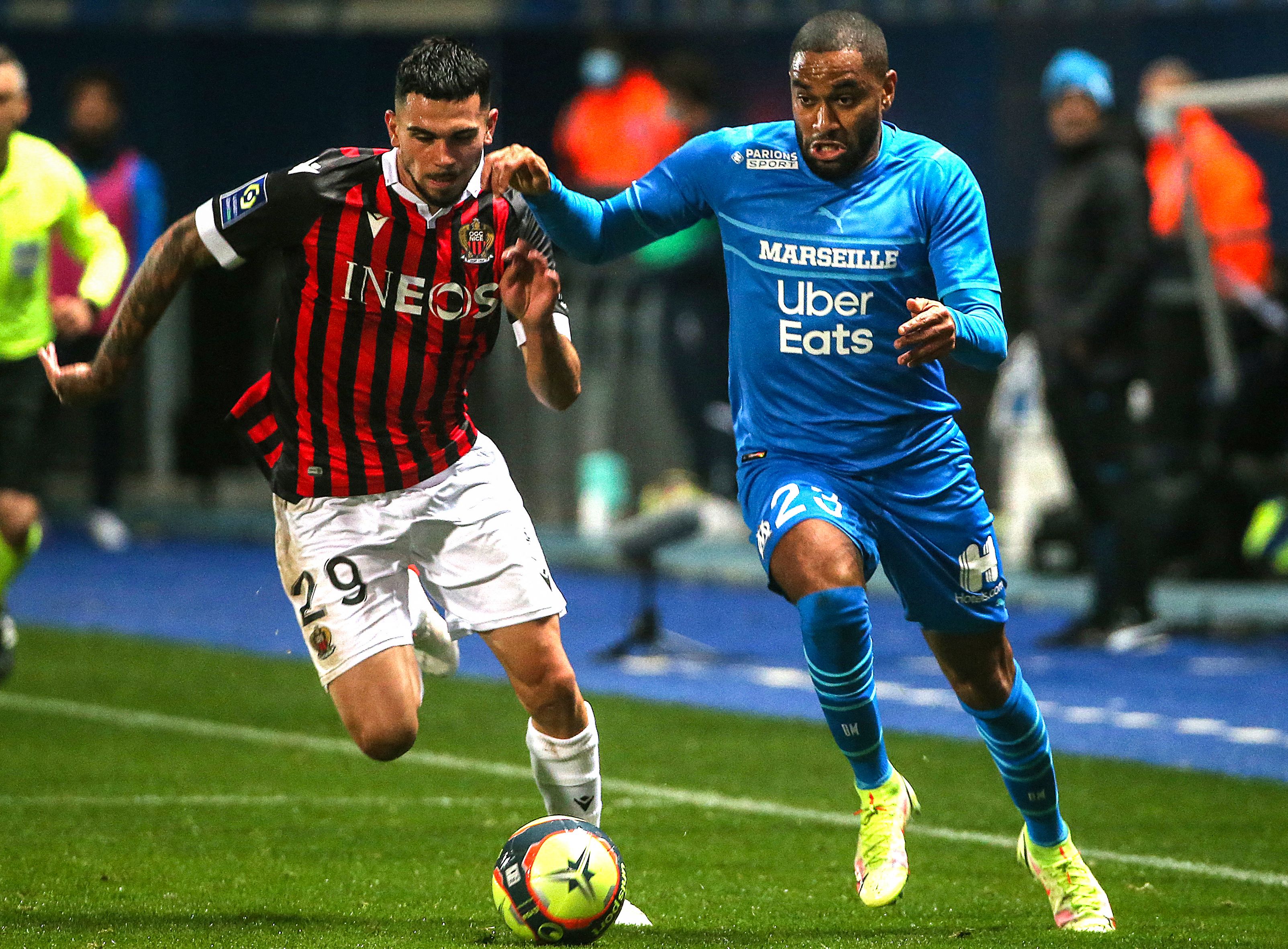 Laga Ligue 1 antara Nice dan Marseille
