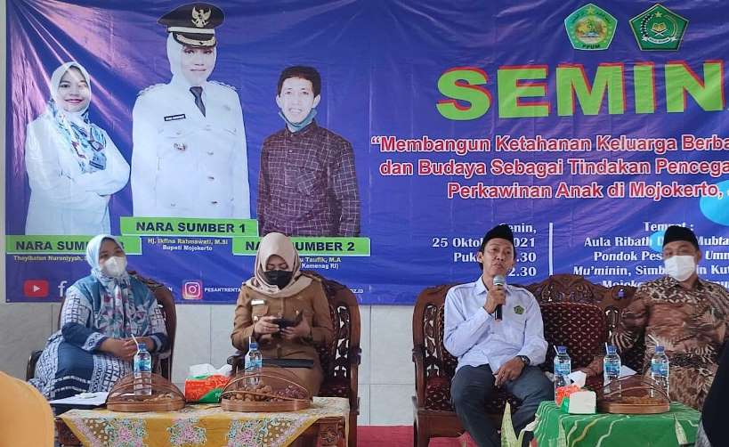 Seminar Membangun Ketahanan Keluarga Berbasis Nilai-Nilai Agama dan Budaya sebagai Tindakan Pencegahan Perceraian dan Perkawinan Anak, 25/10